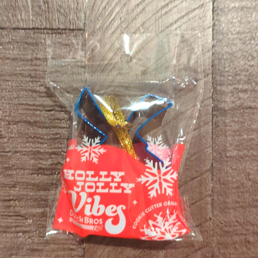 Dutch Bros Cookie Cutter ornament, NWT!